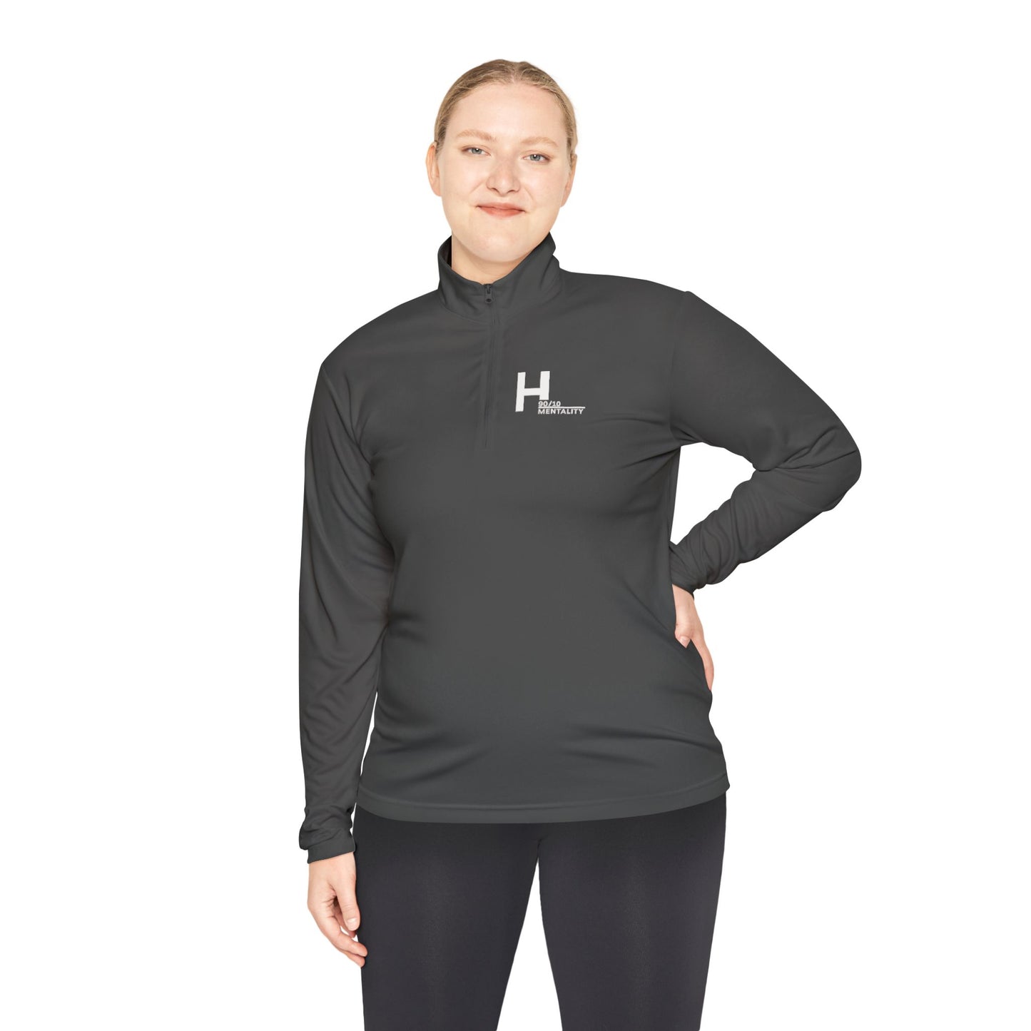 Heather Charcoal Quarter-Zip Pullover